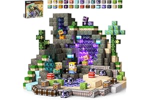 GobiDex 100 Pezzi MagWonder Blocchi Costruzioni Magnetiche per Bambini, Shadow Crypt per Creare Mondi, Avventura Game-based, Giocattolo Educativi STEMS Montessori per Ragazzi & Ragazze 3+ Anni