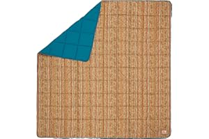 Kelty Biggie Insulated Camping Blanket for 2 People, Indoor/Outdoor Large Size, Ground Cover, Concert Blanket, Storage Bag Included, Storm Blue