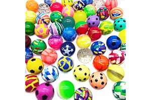 GERILEO Pack 10/20 Pelotas saltarinas de Goma para niños de 45mm - Bouncing Ball - Juego para niños - para Bolsas Regalos, Relleno piñata, Fiesta Infantil y cumpleaños (10)