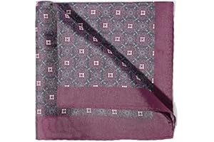 BRERA 67 - Fazzoletto da Taschino Elegante in Seta, Fazzoletti per Abiti e per Giacche 25X25 cm, Accessorio Uomo per Cerimonie e Matrimoni, Pochette Classica