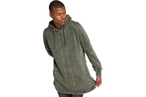 Urban Classics Bluza z kapturem Mężczyźni Terry Acid Washed Long Shaped Hoodie
