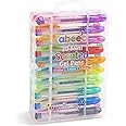 abeec 20 Mini Scented Gel Pens | Set Of 20 Assorted Mini Gel Pens: Glitter Pens, Neon Pens, Pastel Pens | Box Of 20 Mini Gel Colouring Pens For Kids