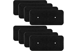 NIYATA 8 filtros para secadora Hoover Candy 40006731, filtro de esponja, filtro de espuma, 275 x 125 x 10 mm, reutilizables, para secadora y secadora de bomba de calor
