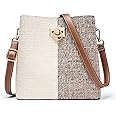 KALIDI FANCY FOREST All Seasons Cross Body Bag Women - Leather Handbag Bucket Bag with Adjustable Strap Versatile Crossbody Bags Purses for Women with Multiple Pockets