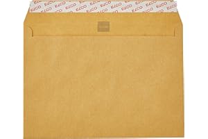 Elco 74503.92 Paquet de 25 Enveloppes C5 Kraft Premium 90 gm2