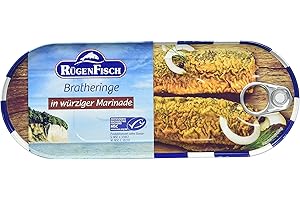 RÜGEN FISCH Rügenfisch Bratheringe in würziger Marinade, 6er Pack (6 x 500 g)