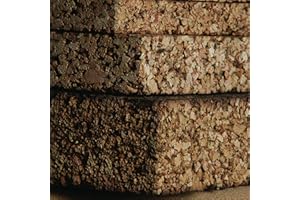 BIOSUGHERO Biocork - Pannelli di sughero biondo agglomerato dimensioni 50x100cm spessori da 1 a 8cm per cappotti interni/esterni e isolamento termoacustico di tetti/soffitti/pareti/pavimenti (3cm - conf. da 5mq)