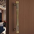 Plantex 14 inch Main Door Handle/Wooden & Glass Door Handle/Pull & Push Handles for All Doors of House, Office, Hotels (Brass Antique, Pack of 1) - 3 Years Warranty