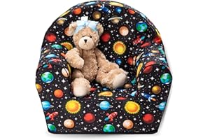 PinkZebra Rivestimento per poltrona per bambini in gommapiuma, rivestimento per poltrona con imbottitura in schiuma, Past per poltrone per bambini, dimensioni: 51 x 34 x 42 cm, seduta: 26 x 26 cm