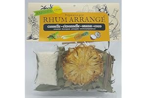 KREOL974 Préparation pour rhum arrange ile de la REUNION saveur CANNELLE CITRONNELLE ANANAS COCO