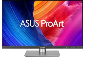 ASUS ProArt Display PA278QGV Gen2 Professional Monitor – 27-inch, IPS, QHD (2560 x 1440), 95% DCI-P3, Color Accuracy ΔE < 2, Calman Verified, 120Hz, HDR-10, Light Sync, VESA MediaSync