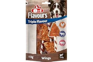 8in1 Triple Flavour alette masticabili, per cani di tutte le taglie, 113g