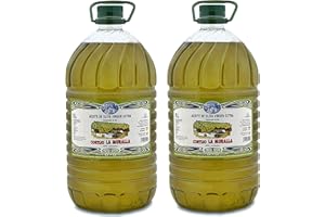 ACEITE DE OLIVA VIRGEN EXTRA CORTIJO LA MURALLA Aceite de Oliva Virgen Extra - Hojiblanca - 2 garrafas de 5 Litros (10 L) ? Extracción en frío - Olivar tradicional - Parque Natural de la Subbética Rute, Córdoba, Andalucía (España)