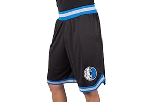 Ultra Game Herren NBA Men's Active Knit Basketball Training Shorts Woven Team Logo Poly Mesh