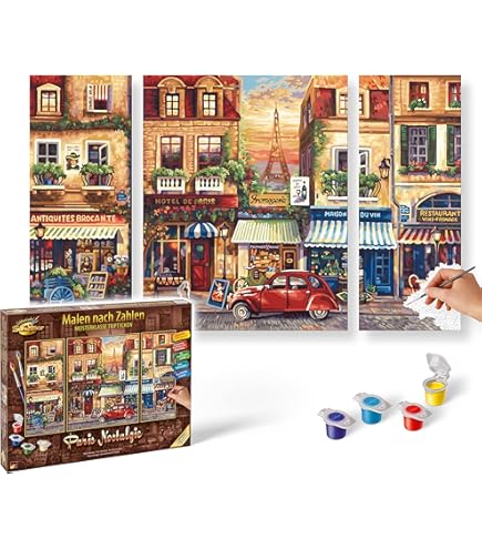 Schipper 609130903 - Malen nach Zahlen, Buntes Café, 40 x 50 cm kaufen