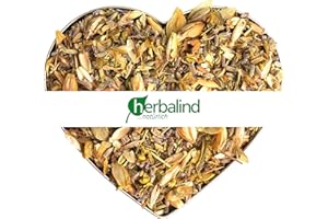 Herbalind Kräutermischung natürliche Kräuter ohne Zusätze - Duftintensiv, Luftgetrocknet und naturbelassen - Lavendel Blüten für Duftkissen, Duftsäckchen, Lavendelsäckchen (Kräutermischung, 100g)