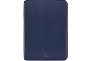 Comfyable Wąski pokrowiec na laptopa o przekątnej 16 cali, kompatybilny z MacBook Pro 16" M3 M2 Pro/Max 2023, ochronna obudowa ze sztucznej skóry na Maca 16", niebieski (Midnight Blue)