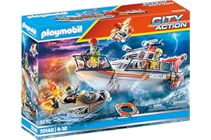 PLAYMOBIL City Action 70140, Motovedetta della Guardia Costiera, dai 4 Anni