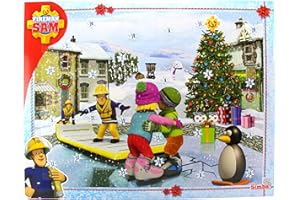 SIMBA Fireman Sam Christmas Advent Calendar - 24 Fireman Sam Themed Toys