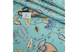 Haaris Imaan Ethnic Collection Printed Water Resistant Upholstery Fabric 1 Metre, Mughal