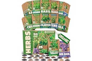 ZenGreens® - Organiczne Zioła Zestaw Nasion - 25szt