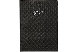 Calligraphe 72217AMZC Un Protège-Cahier Grain Losange Noir - A4 21x29,7 cm - 18/100ème avec Porte-Étiquette - PVC Opaque