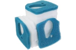 LTWHOME Sin Marca Estera de filtro Esponja de filtrado gruesa y fina de reemplazo para Professional Pro 3 250, 250T, 350, 350T, 600/ Ultra G Pro 3 Filter 2071,2073,2075 y Eheim Pro 3e 350/2074 (15 piezas por 3 esteras)