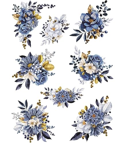 Carta Di Riso Per Decoupage - Bouquet Di Fiori Rosa, 29.2x40.6 Cm, 8 Immagini, 36 G/m² - Foto 5