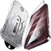 Minesk iPhone 17 Pro Max/18 Pro Max ile Uyumlu Hizalama Aparatlı Takılırken Camın Altında Kesinlikle Toz Bırakmayan Darbelere