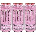 Monsters Energy Ultra Strawberry Dreams, Zero Sugar Energy Drink Each:- 500ml (Pack Of 3)