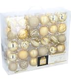 Christmas Concepts Pack 5 Boules De Noël 100mm Extra Grandes - Rose Vif Brillantes Et Scintillantes