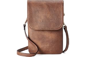 BOSTANTEN Crossbody Bag For Women Leather Small Crossbody Purse Cell Phone Wallet Purses Should Bag