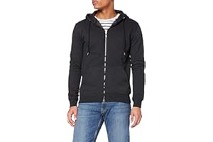 FM London Men's Hyfresh Zipped Hoodie - Zip Up Hoodie Ideal for Casual and Sportswear - Mens Hoodies with Fleece Lining and Odour Protection Technology - Soft, Durable Men's Hoodies