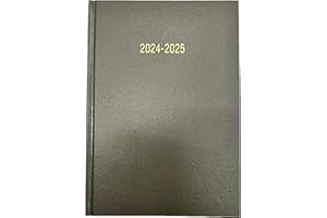 ARTH 2024-2025 Academic Diary A4 Day to a Page DAP Appointment Mid Year Planner- LIGHT GREY
