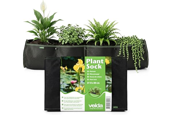 Velda, housse de culture pour bassin d'agrément, Plant Sock, 10 x 80 cm, 127594