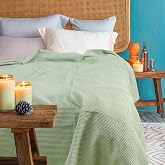 Cotton Blanket Single Person TV Blanket 150x200cm Mint Green