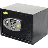 Yale LCD Ekranlı Orta Boy Kasa Y-MS0000NFP - Standart g&uuml;venlik -Master Şifre - 2 Adet 6 Şifeli Anahtar - 25 x 35 x 25 cm - Si