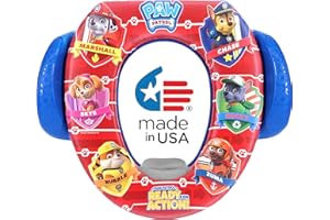Nickelodeon PAW Patrol"Ready for Action" Soft Potty Seat and Potty Training Seat - Soft Cushion, Baby Potty Training, Safe, Easy to Clean