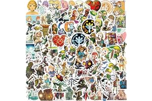 LLDGZ The Legend of Zelda Stickers 100Pcs Vinyl Waterproof Toy Stickers Decals for Laptop,Bumper,Skateboard,Water Bottles,Computer,Phone, Cool Stuff for Kids Teens Adults Toy Stickers (SED)