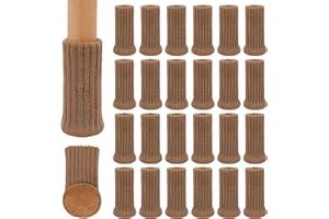 RCHYFEED Coprigambe per Sedie 24 Pezzi Adatti Gambe di Sedie da 1" a 2" di Diametro, Calzini per Sedie Alta Elastici, Antiscivolo, Evitare Graffi e Rumori, Proteggi i Pavimenti Piedini per Sedia