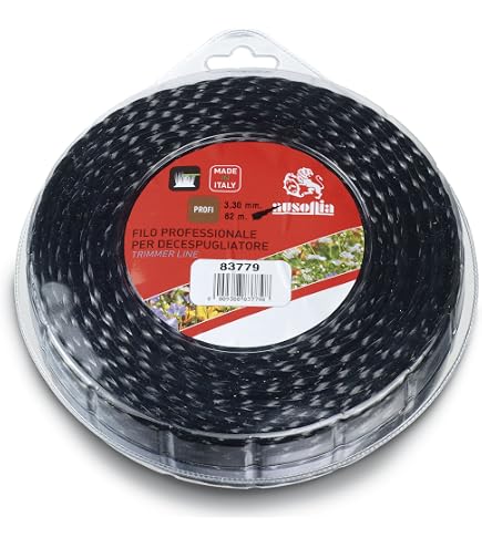 Filo Di Nylon AC Pro Ovale - 2,7 Mm X 27 M - Prodotto In Germania, Per Applicazioni Industriali E Hobbistiche