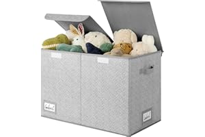 GRANNY SAYS Organizador Juguetes, Pack de 1 Baul Juguetes Infantil, Caja Juguetes Gris, Caja Almacenaje Infantil, Baúl Juguetes Almacenaje Juguetes, Guardar Juguetes, Caja Juguetes Almacenaje, Toy Box