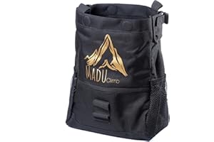 MADU CLIMB Rock Climbing Bouldering Chalk Bucket Large Chalk Bag