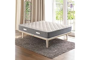 COMFY LINE Materasso matrimoniale 160X190 Cm con nuova TECNOLOGIA DI COMFORT | Materasso ortopedico alto 20 cm contro il mal di schiena | Materasso che NON SCALDA, anallergico e anti acaro - MOD. ELISIR