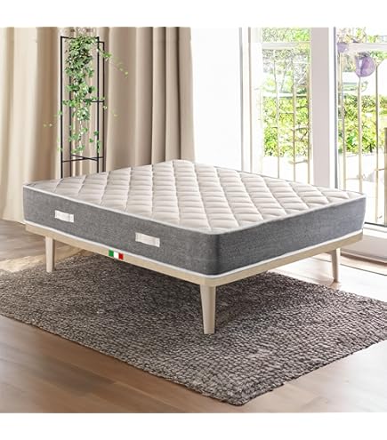Materasso HR In Memory Foam Gel Excellence Titanium 90x200 28 Cm Doppia Faccia Indipendenza Dei Letti Rigidita Alta Dream Confort - Foto 5
