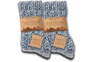 Occulto Calze Calde di Lana Bambini Pacco da 6 (modello: Niki)