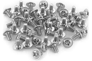 Poppstar vis pour les disques durs de 2,5 pouces, M3x5mm, couleur argent, set de 50