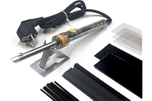 az-reptec Réparation Plastique Ensemble Complet ABS - Soudure Plastique - Fer à souder