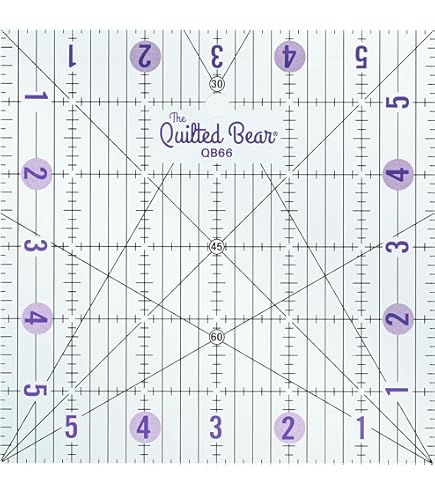 BENECREAT Quiltvorlagen Acryl - 3 Größen Blumenmuster 72-228mm