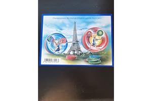 TIMBRE FRANCE 2011. Feuillet France Timbres Neufs de Collection incluant Nos 4598 et 4599 par des Livres Express. Sport, haltérophilie, Paris : Tour Eiffel